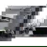 Mexen Lita freistehende Badewanne 170 x 75 cm, weiß/schwarz, gebürstete Messingüberlauf - 52121707575-65