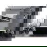 Mexen Lita freistehende Badewanne 170 x 75 cm, weiß/schwarz, Überlauf gebürstetes Nickel - 52121707575-97