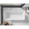 Mexen Tonia freistehende Badewanne 170 x 75 cm, weiß, Überlauf weiß - 52171707500-20