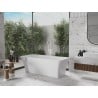 Mexen Tonia freistehende Badewanne 170 x 75 cm, weiß, Überlauf weiß - 52171707500-20
