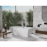 Mexen Tonia samostojeća kada 170 x 75 cm, bijela, preljev crni - 52171707500-70