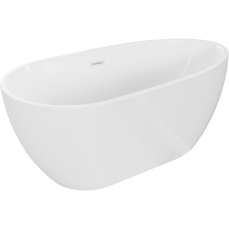 Mexen Eos vrijstaande badkuip 170 x 75 cm, wit, witte overloop - 52471707500-20