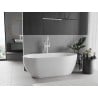 Mexen Eos freistehende Badewanne 150 x 75 cm, weiß, Überlauf weiß - 52471507500-20