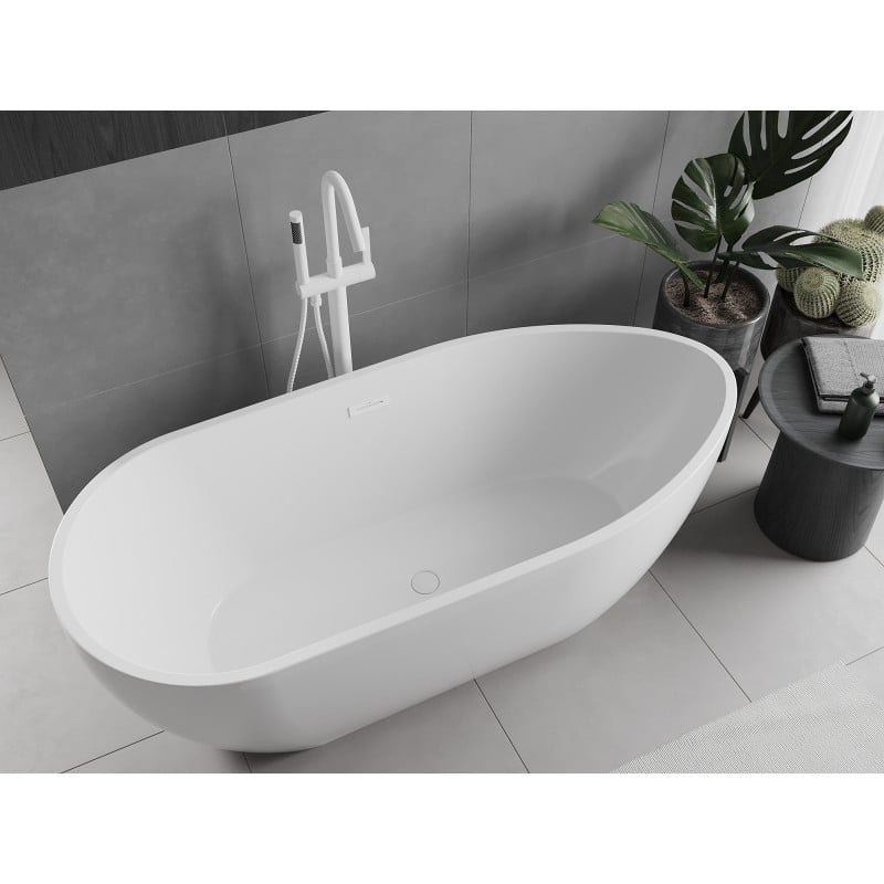 Mexen Eos 170 x 75 cm freestanding bath, white, white overflow - 52471707500-20