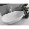 Mexen Eos freistehende Badewanne 170 x 75 cm, weiß, weißer Überlauf - 52471707500-20