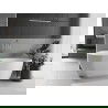 Mexen Eos vrijstaande badkuip 150 x 75 cm, wit, overloop chroom - 52471507500-01