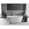 Mexen Eos eraldiseisev vann 150 x 75 cm, valge, kuldne ülevool - 52471507500-50