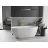 Mexen Eos freestanding bath 150 x 75 cm, white, gold overflow - 52471507500-50