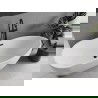Mexen Eos Freestanding Bath 170 x 75 cm, White, Black Overflow - 52471707500-70