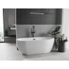 Mexen Eos freistehende Badewanne 150 x 75 cm, weiß, schwarze Überlauf - 52471507500-70