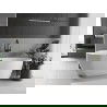 Mexen Eos Freestanding Bath 170 x 75 cm, White, Black Overflow - 52471707500-70