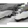 Mexen Eos vrijstaande badkuip 150 x 75 cm, wit/zwart, chroom overflow - 52471507575-01