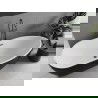 Mexen Eos vrijstaande badkuip 150 x 75 cm, wit/zwart, overloop gun metal - 52471507575-95