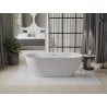 Mexen Roxy freestanding bath 170 x 80 cm, white, chrome overflow - 51201708000-01