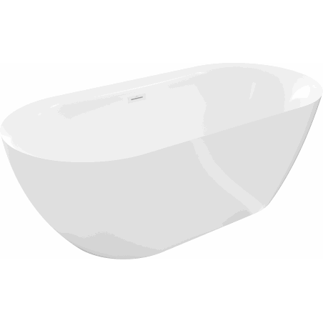 Mexen Roxy free-standing bathtub 170 x 80 cm, white, white overflow - 51201708000-20