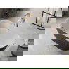 Mexen Roxy vrijstaande badkuip 170 x 80 cm, wit/zwart, overloop goud - 51201708075-50