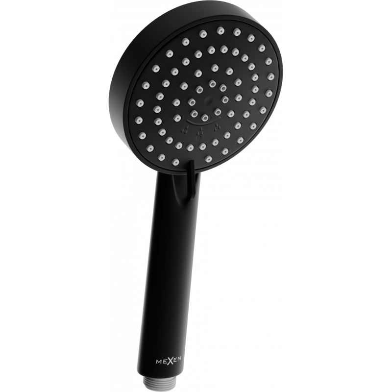Mexen R-75 3-toimintoinen suihkupää, musta - 79575-70
