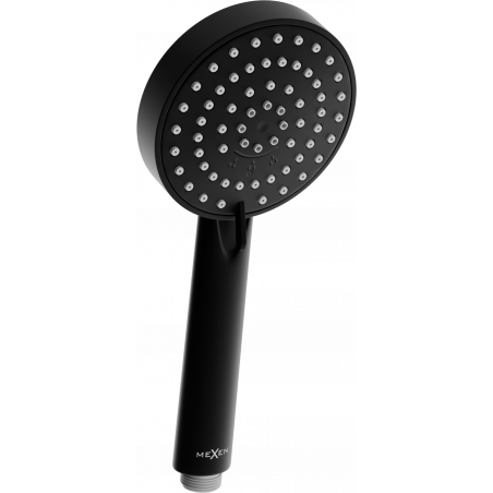 Mexen R-75 chuveiro de mão 3-funções, preto - 79575-70