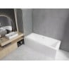 Mexen Cube baignoire rectangulaire 170 x 80 cm avec habillage et paroi de douche à 1 volet 70 cm, transparent, chrome - 5505170?