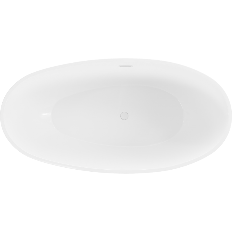 Mexen Bilbao Free-Standing Bath 180 x 90 cm, White, White Overflow - 51311809000-20