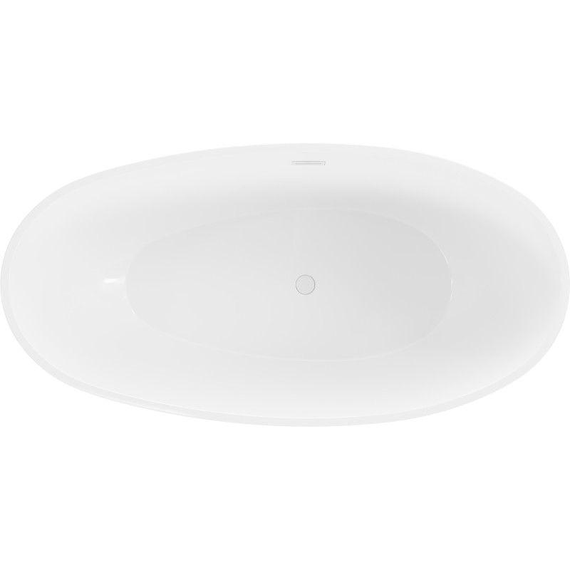 Mexen Bilbao samostojeća kada 180 x 90 cm, bijela, bijeli preljev - 51311809000-20