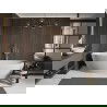 Mexen Bilbao vrijstaande badkuip 180 x 90 cm, wit, goud geborstelde overloop - 51311809000-55