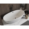 Mexen Bilbao samostojeća kada 180 x 90 cm, bijela, crni preljev - 51311809000-70