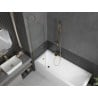 Mexen Next bath screen 1-winged 50 x 150 cm, transparent, brushed gold - 895-050-000-00-00-55