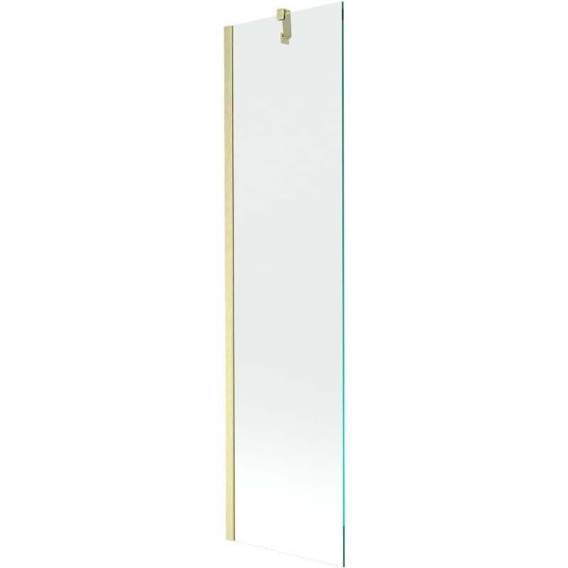 Mexen Next jednokrilni paravan za kadu 50 x 150 cm, proziran, zlatni brušeni - 895-050-000-00-00-55