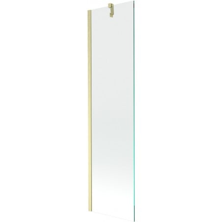 Mexen Next Badewannenfaltwand 1-flügelig 50 x 150 cm, transparent, gebürstet gold - 895-050-000-00-00-55