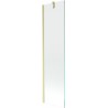 Mexen Next 1-panel bath screen 50 x 150 cm, transparent, brushed gold - 895-050-000-00-00-55