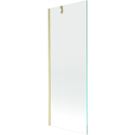 Mexen Next Badewannenwand, 1-flügelig, 70 x 150 cm, transparent, gebürstetes Gold - 895-070-000-00-00-55