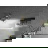 Mexen Next badwand vouwdeur 1-delig 80 x 150 cm, transparant, geborsteld goud - 895-080-000-00-00-55