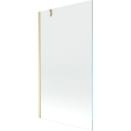 Mexen Next parawan nawannowy 1-skrzydłowy 100 x 150 cm, transparent, złoty szczotkowany - 895-100-000-00-00-55