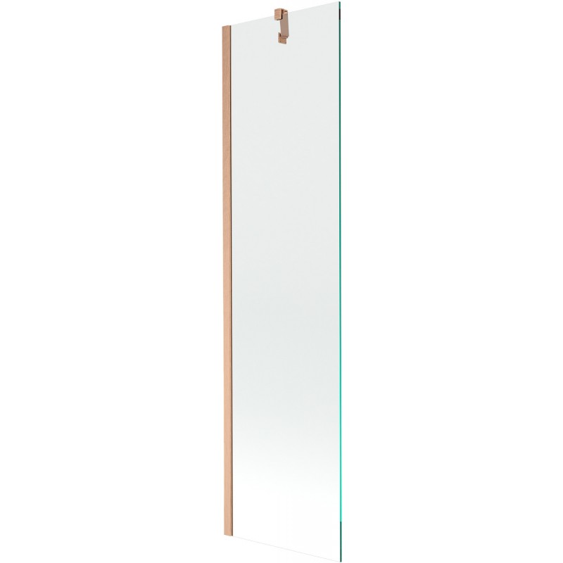 Mexen Next kopalna stenska pregrada 1-krilna 50 x 150 cm, prosojna, brušena medenina - 895-050-000-00-00-65
