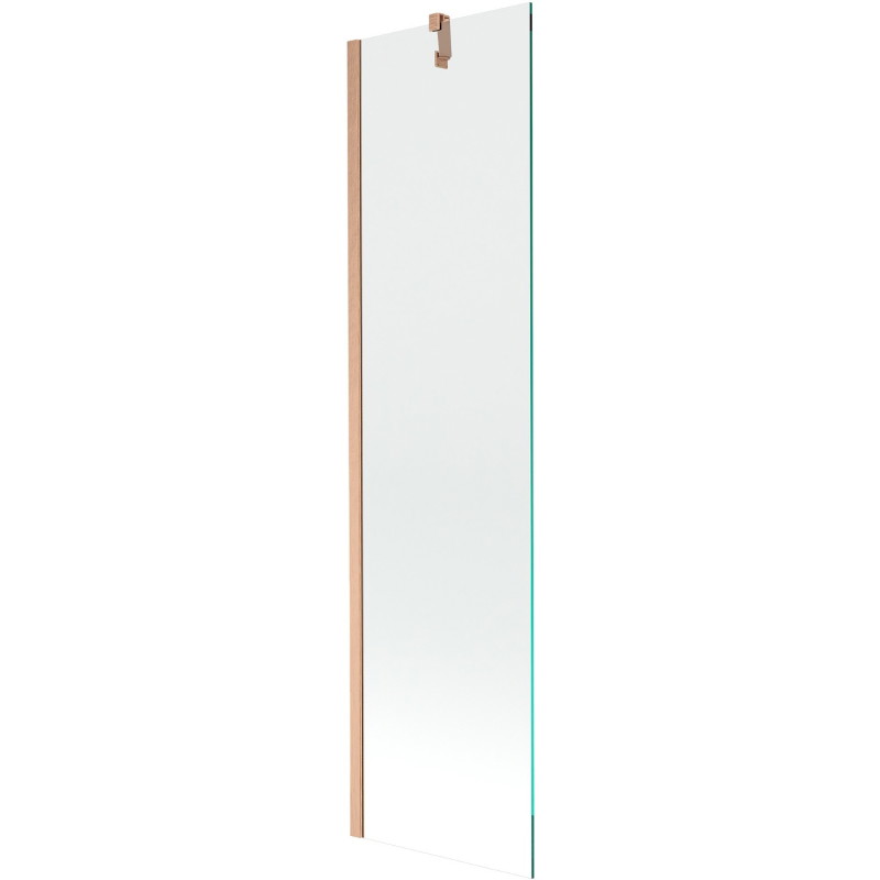 Mexen Next üksik tiib vannisein 50 x 150 cm, läbipaistev, harjatud vask - 895-050-000-00-00-65