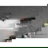 Mexen Next Badewannenwand 1-flügelig 60 x 150 cm, transparent, gebürstetes Kupfer - 895-060-000-00-00-65