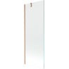 Mexen Next Duschabtrennung 1-flügelig 70 x 150 cm, transparent, gebürstetes Kupfer - 895-070-000-00-00-65