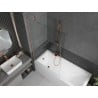 Mexen Next bathtub screen 1-wing 100 x 150 cm, transparent, brushed copper - 895-100-000-00-00-65