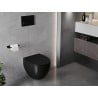 Mexen Egg cuvette WC Rimless avec abattant slim à descente lente, duroplast, noir mat - 30245070