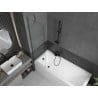 Mexen Next 1-wing bath screen 50 x 150 cm, transparent, gun gray brushed - 895-050-000-00-00-66
