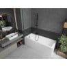 Mexen Next 1-wing bath screen 50 x 150 cm, transparent, gun gray brushed - 895-050-000-00-00-66
