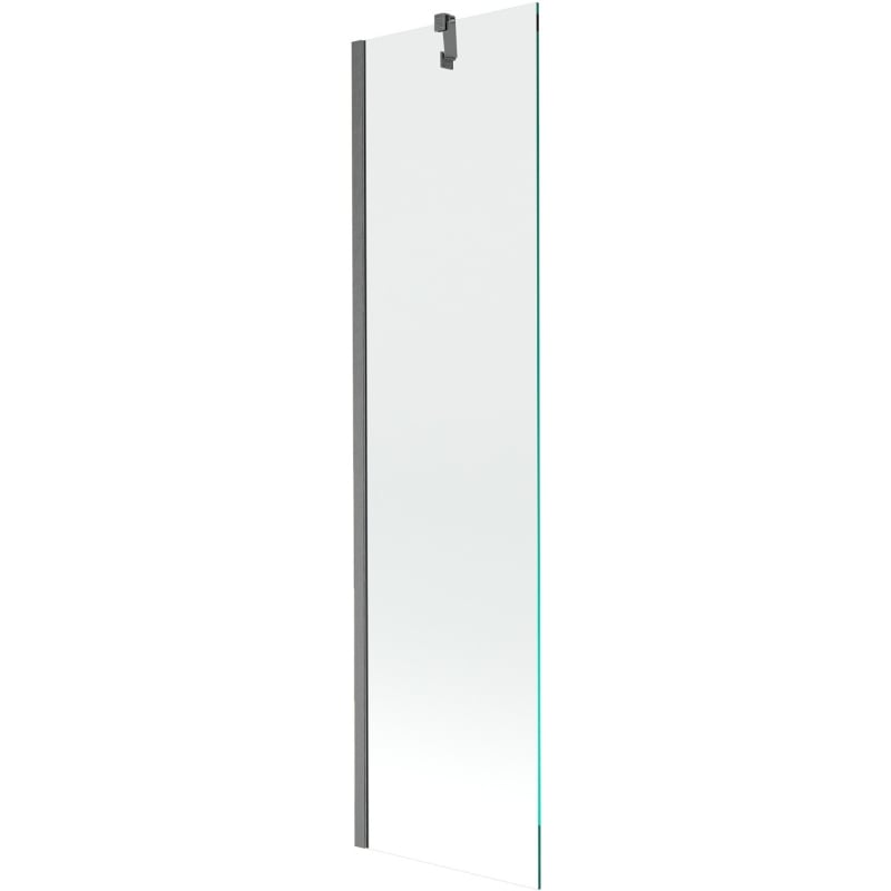Mexen Next tuš paravan s jednim krilom 50 x 150 cm, prozirno, četkana pištolj siva - 895-050-000-00-00-66
