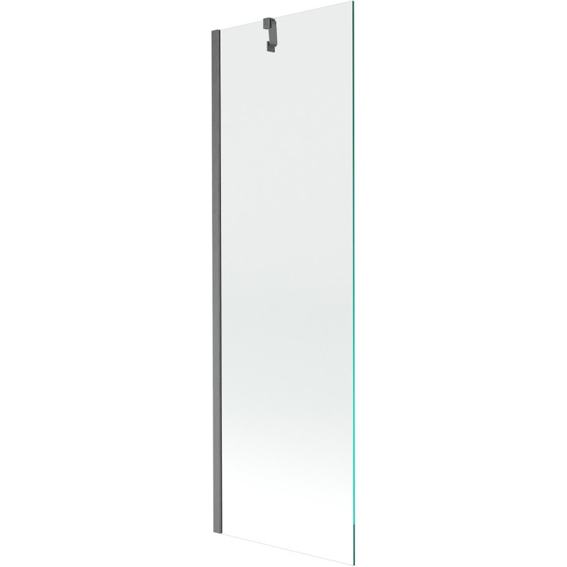 Mexen Next vannipaneel, 1-tiivaline, 60 x 150 cm, läbipaistev, poleeritud relvuhall - 895-060-000-00-00-66