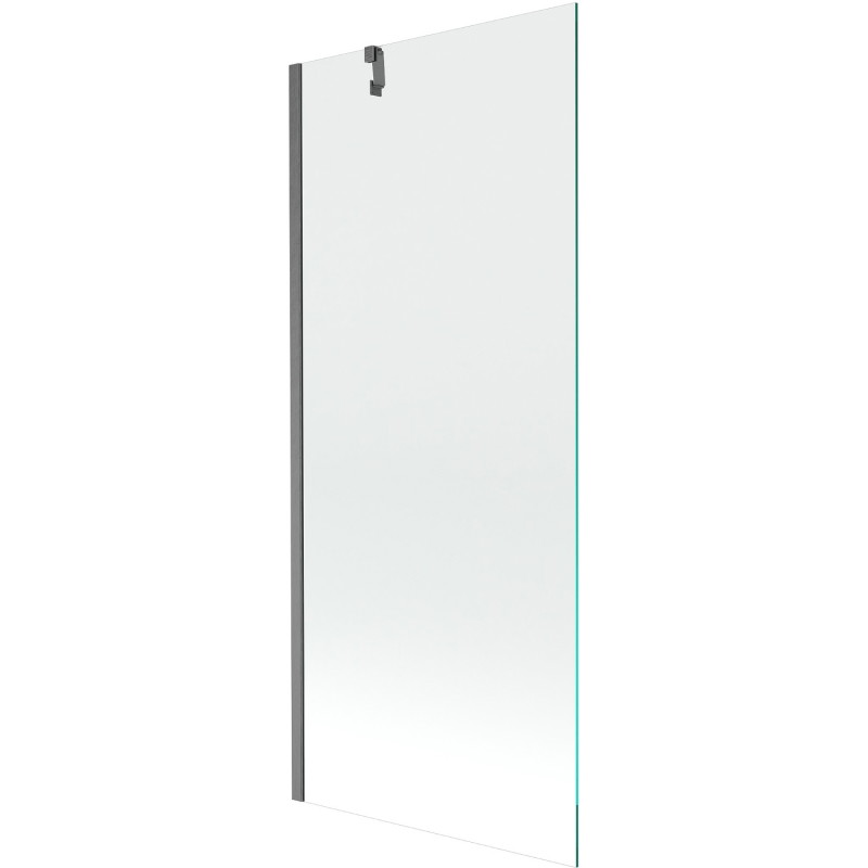 Mexen Next vannitamise ekraan 1-kahepoolne 80 x 150 cm, läbipaistev, reljeefne hall harjatud - 895-080-000-00-00-66