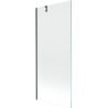 Mexen Next Wannenschirm 1-flügelige 80 x 150 cm, transparent, gun gray gebürstet - 895-080-000-00-00-66