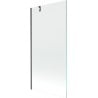 Mexen Next 1-panel bath screen 90 x 150 cm, transparent, brushed gun gray - 895-090-000-00-00-66