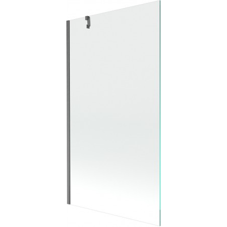 Mexen Next mampara de baño de 1 hoja 100 x 150 cm, transparente, gris armañol cepillado - 895-100-000-00-00-66