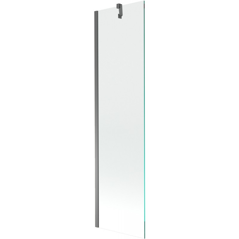 Mexen Next 1-Flilleger Duschwand 50 x 150 cm, transparent, Gun Metal - 895-050-000-00-00-95