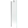 Mexen Next vanniparavan, 1-tiivaline 50 x 150 cm, läbipaistev, gun metal - 895-050-000-00-00-95